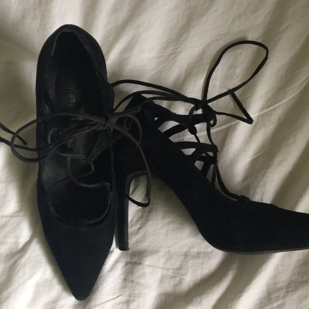 Jeffrey Campbell sexy lace up heels